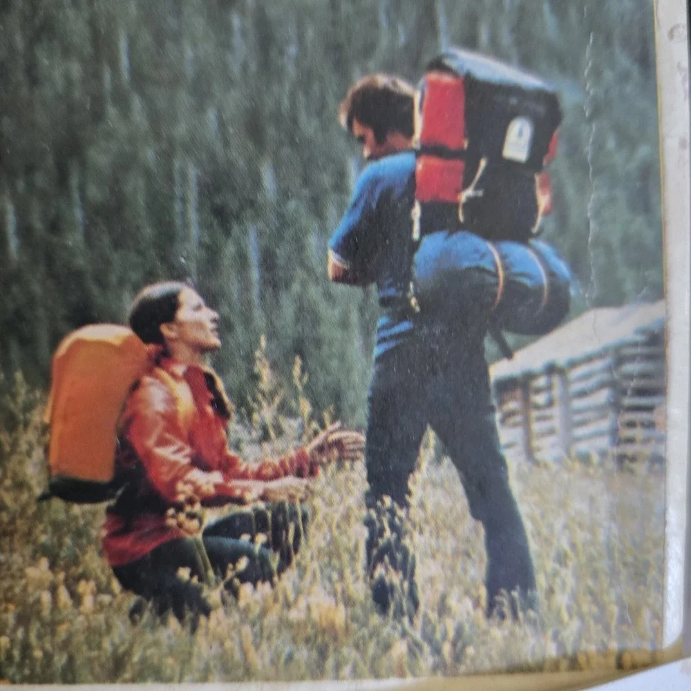 Vintage Sears Go Pack III Backpack Nylon External Aluminum Frame Japan Box Prop